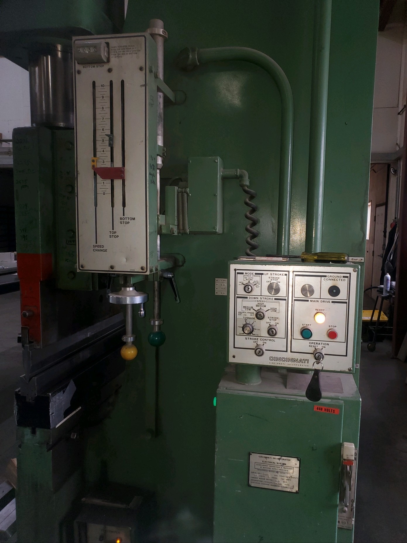 175 Ton X 12’ Cincinnati Model 175CB CNC Press Brake